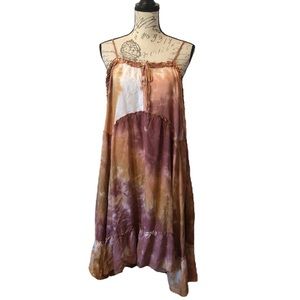 Wild Fable Womens Dress XL Brown/Cream